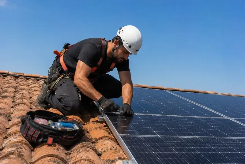Maintenance et monitoring de panneaux solaires à Ballons
